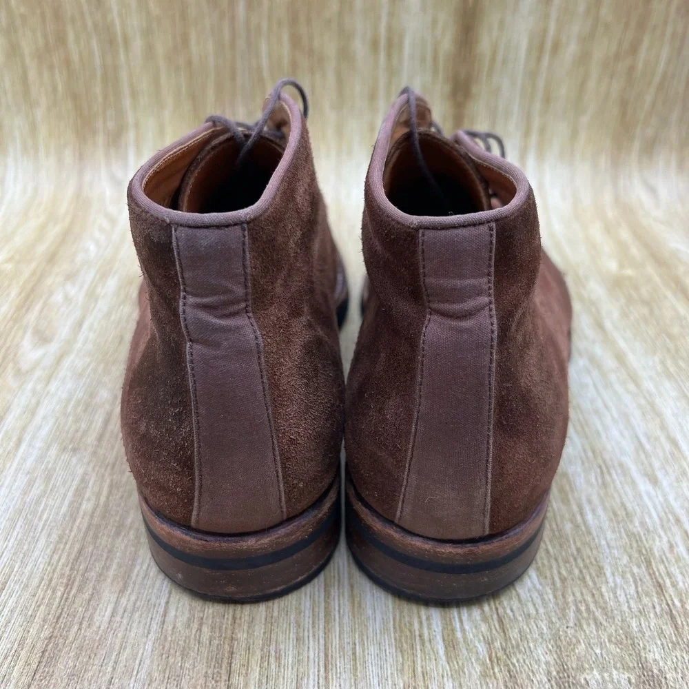 Christian Kimber x Eidos Chukka Boots Men's Size 9 Brown Suede Made in Spain